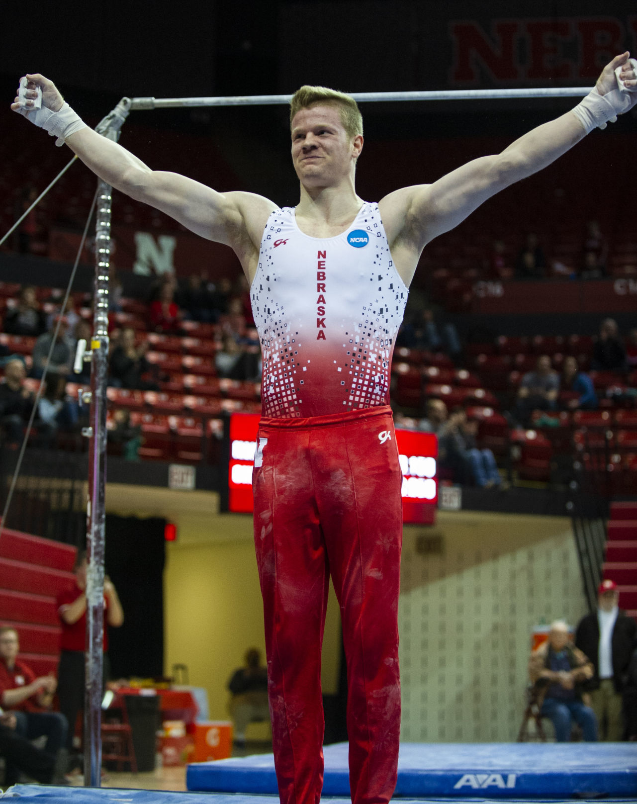 NU men's gymnastics vs. Illinois, Oklahoma, 2.2